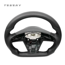 Load image into Gallery viewer, TESERY Touch Horn Round Steering Wheel Replacement for Tesla Model S / X 2021-2023