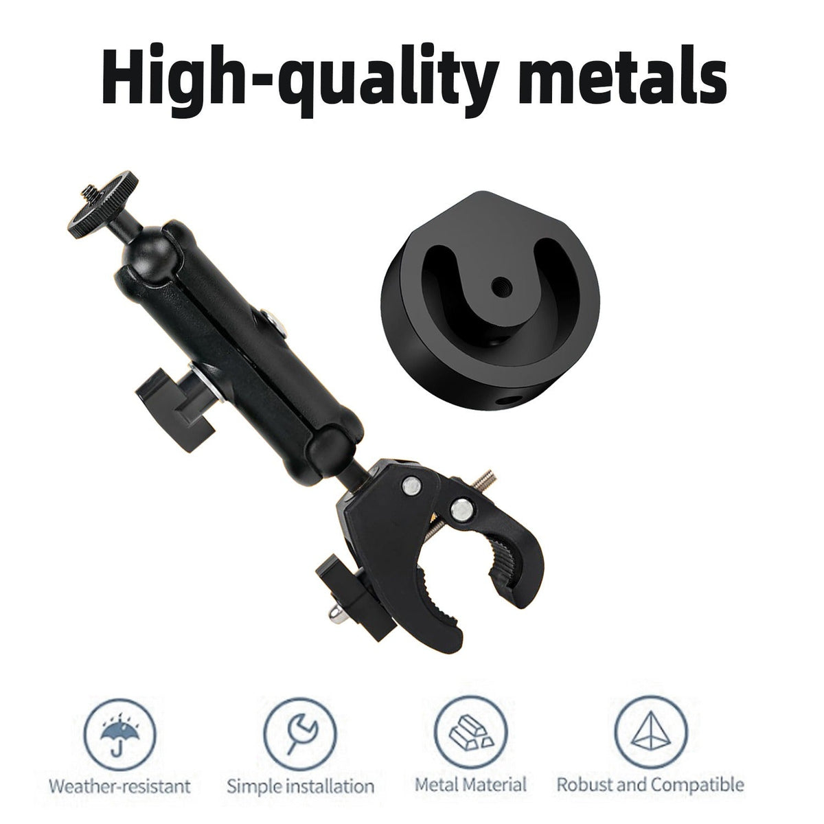 Starlink Mini RV Clamp Mount | Heavy-Duty Portable Mount