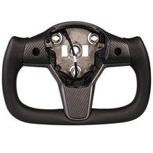Load image into Gallery viewer, TESERY Yoke Carbon Fiber Steering Wheel for Tesla Model 3 / Y【Style 34】