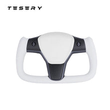 Load image into Gallery viewer, TESERY Yoke Carbon Fiber Steering Wheel for Model 3 / Y【Style 37】