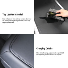 Load image into Gallery viewer, Leather Seat Back Protector with Storage for Model Y | Waterproof | Anti-Kick