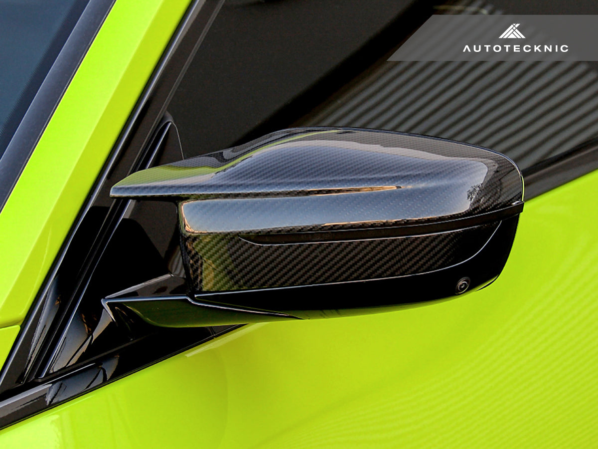 AutoTecknic Dry Carbon Fiber Mirror Covers - BMW G42 M240i