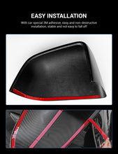 Load image into Gallery viewer, Side Mirror Cover OEM Style for Tesla Model X / S - Dry Carbon Fiber Exterior Mods