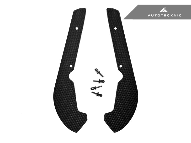 AutoTecknic Carbon Fiber Front Splash Guards - BMW F87 M2 | M2 Competition