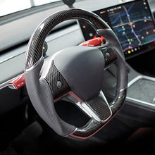 Load image into Gallery viewer, Sport Grip Carbon Fiber Steering Wheel for Tesla Model 3 / Y【Style 40】