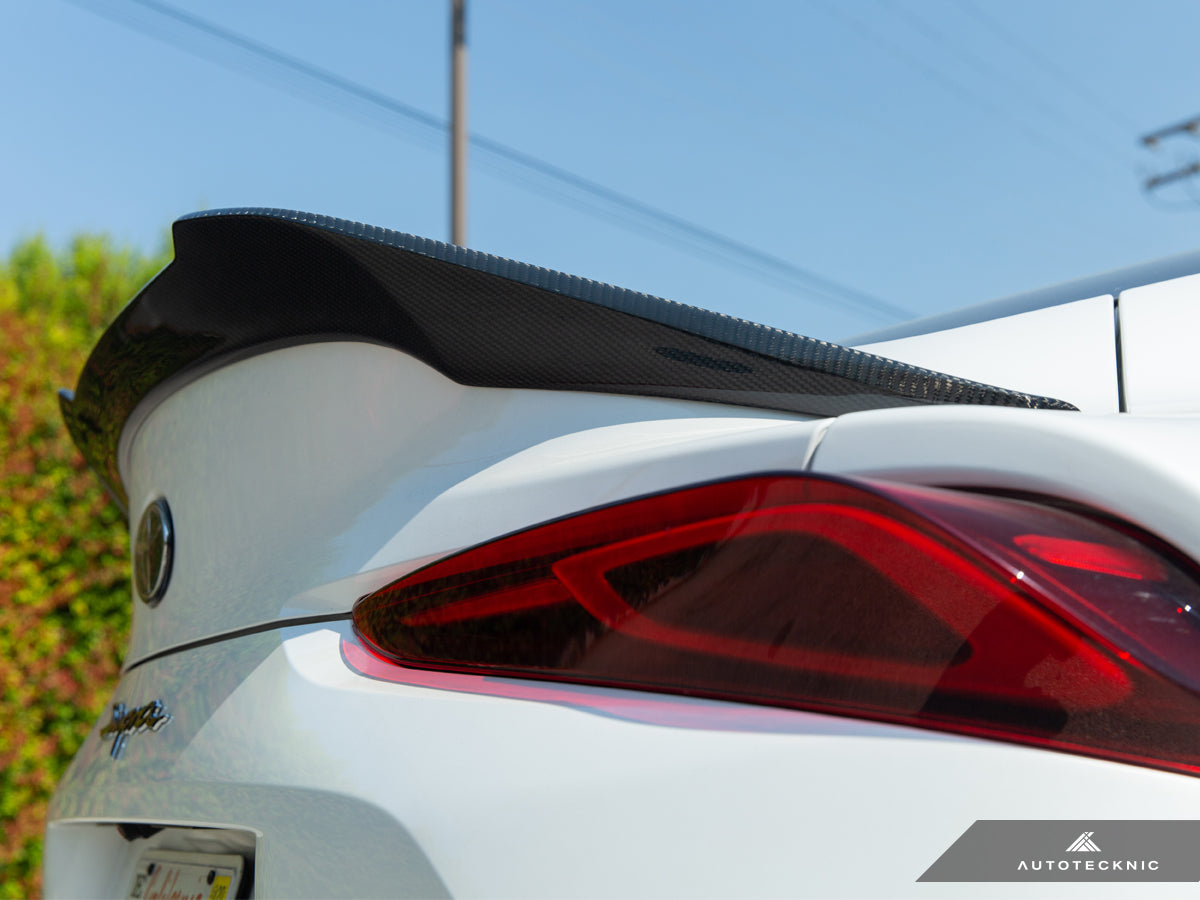AutoTecknic Dry Carbon Competizione Trunk Spoiler - A90 Supra 2020-Up