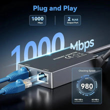 Load image into Gallery viewer, Starlink Gen 2 Dual-Port Ethernet Adapter | 2-in-1 RJ45 Splitter