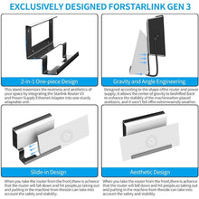 Load image into Gallery viewer, Starlink Gen 3 Router Mount | All-in-One Metal Wall Mount Kit