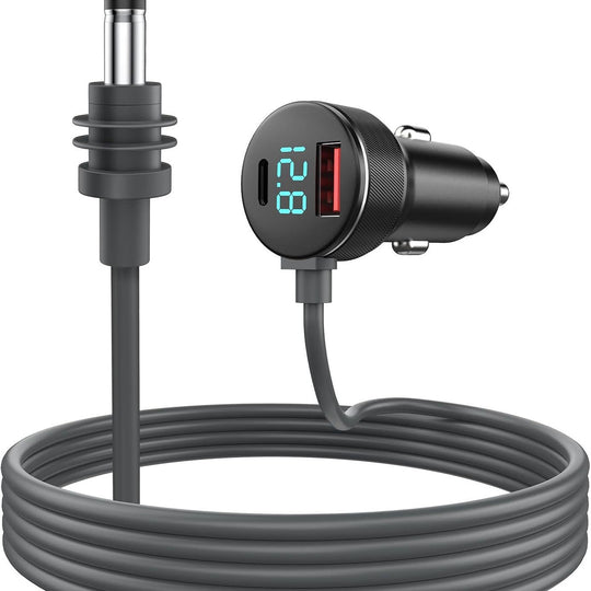Starlink Mini Car Charger with Digital Display | 100W Type-C Power Cord
