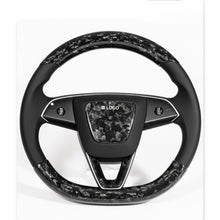 Load image into Gallery viewer, Steering Wheel Trim Covers for Model Y Juniper / Model 3 Highland | Real Dry Carbon Fiber