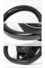 Load image into Gallery viewer, Steering Wheel Trim Covers for Model Y Juniper / Model 3 Highland | Real Dry Carbon Fiber