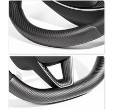 Load image into Gallery viewer, Steering Wheel Trim Covers for Model Y Juniper / Model 3 Highland | Real Dry Carbon Fiber
