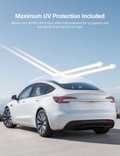 Load image into Gallery viewer, Summer Comfort Pack: Roof &amp; Windshield Shades for Model 3 Highland