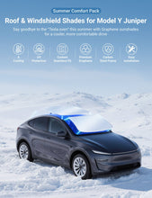 Load image into Gallery viewer, Summer Comfort Pack: Roof &amp; Windshield Shades for Model Y Juniper