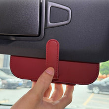 Load image into Gallery viewer, Sun Visor Glasses Case for Tesla