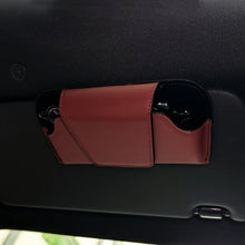 Load image into Gallery viewer, Sun Visor Glasses Case for Tesla