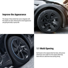 Load image into Gallery viewer, TESERY 18″ 19″ 20″ Wheel Covers for Tesla Model 3 / Model Y (4PCS)