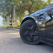 Load image into Gallery viewer, Starfish Style ABS Hubcaps for Model 3/Y | 18"/19" | 4-Piece Set | 2 Colors | Full Edge Coverage | Snap-On Install