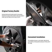Load image into Gallery viewer, TESERY 19″ Gemini Dark Wheels Cover for Model Y (4PCS)