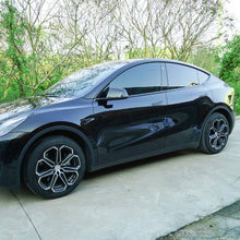 Load image into Gallery viewer, 19" Mister ABS Wheel Covers for Model Y Gemini | 4-Piece Set | 2 Colors | Aerodynamic | Exquisite Craftsmanship