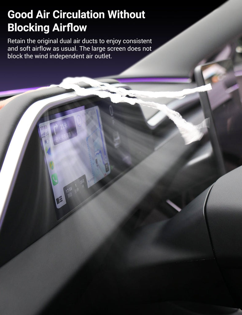 TESERY 8.9'' Dashboard Display with Ambient Lighting for Model 3 Highland / Model Y Juniper