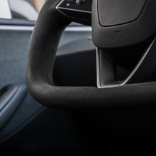 Load image into Gallery viewer, TESERY Alcantara Yoke Steering Wheel for Model 3 Highland &amp; Model Y Juniper