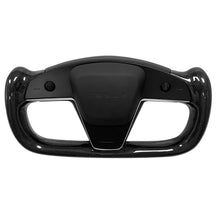 Load image into Gallery viewer, TESERY Touch Horn Carbon Fiber Yoke Plaid Steering Wheel Upgrade for Tesla Model S / X 2021-2023