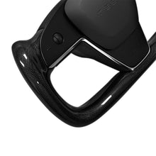 Load image into Gallery viewer, TESERY Touch Horn Carbon Fiber Yoke Plaid Steering Wheel Upgrade for Tesla Model S / X 2021-2023