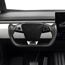 Load image into Gallery viewer, TESERY Cybertruck Carbon Fiber Yoke Steering Wheel