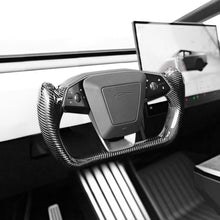 Load image into Gallery viewer, TESERY Cybertruck Carbon Fiber Yoke Steering Wheel