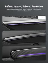 Load image into Gallery viewer, TESERY Dry Carbon Fiber Door Trim Cover for Tesla Model Y Juniper