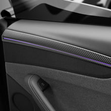 Load image into Gallery viewer, TESERY Dry Carbon Fiber Door Trim Cover for Tesla Model Y Juniper