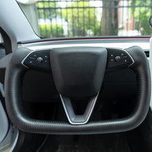 Load image into Gallery viewer, TESERY Full Carbon Fiber Yoke Steering Wheel for Model 3 Highland &amp; Model Y Juniper