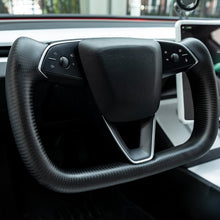 Load image into Gallery viewer, TESERY Full Carbon Fiber Yoke Steering Wheel for Model 3 Highland &amp; Model Y Juniper