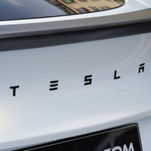 Load image into Gallery viewer, TESERY Logo Cover Front Badge Rear Letters Emblem for Tesla Model 3 / Y - Real Carbon Fiber Exterior
