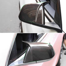 Load image into Gallery viewer, Dry Carbon Fiber Mirror Caps for Model S/X | Sporty Style | 2 Finishes | 4 Versions | Lightweight
