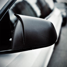 Load image into Gallery viewer, Dry Carbon Fiber Mirror Caps for Model S/X | Sporty Style | 2 Finishes | 4 Versions | Lightweight