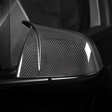 Load image into Gallery viewer, TESERY Mirror Caps for Model Y / 3 ( Sporty Style ) - Dry Carbon Fiber Exterior Mods