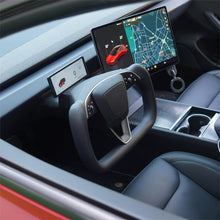 Load image into Gallery viewer, TESERY Model 3 Highland / Model Y Juniper Yoke Plaid Steering Wheel