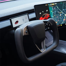 Load image into Gallery viewer, TESERY Model 3 Highland / Model Y Juniper Yoke Plaid Steering Wheel