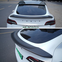 Load image into Gallery viewer, TESERY Model Y / 3 Spoiler V-Style - Carbon Fiber Exterior Mods