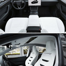 Load image into Gallery viewer, TESERY Nappa Leather Seat Covers for Tesla Model 3 &amp; Model Y