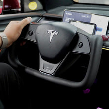 Load image into Gallery viewer, TESERY New Plaid Steering Wheel for Tesla Model 3 / Y