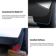 Load image into Gallery viewer, TESERY Upgraded OEM Mud Flaps Splash Guards for Model 3 / Model Y