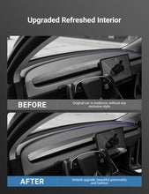 Load image into Gallery viewer, TESERY Real Dry Carbon Fiber Dashboard Cover Overlay for Model 3 Highland / Model Y Juniper