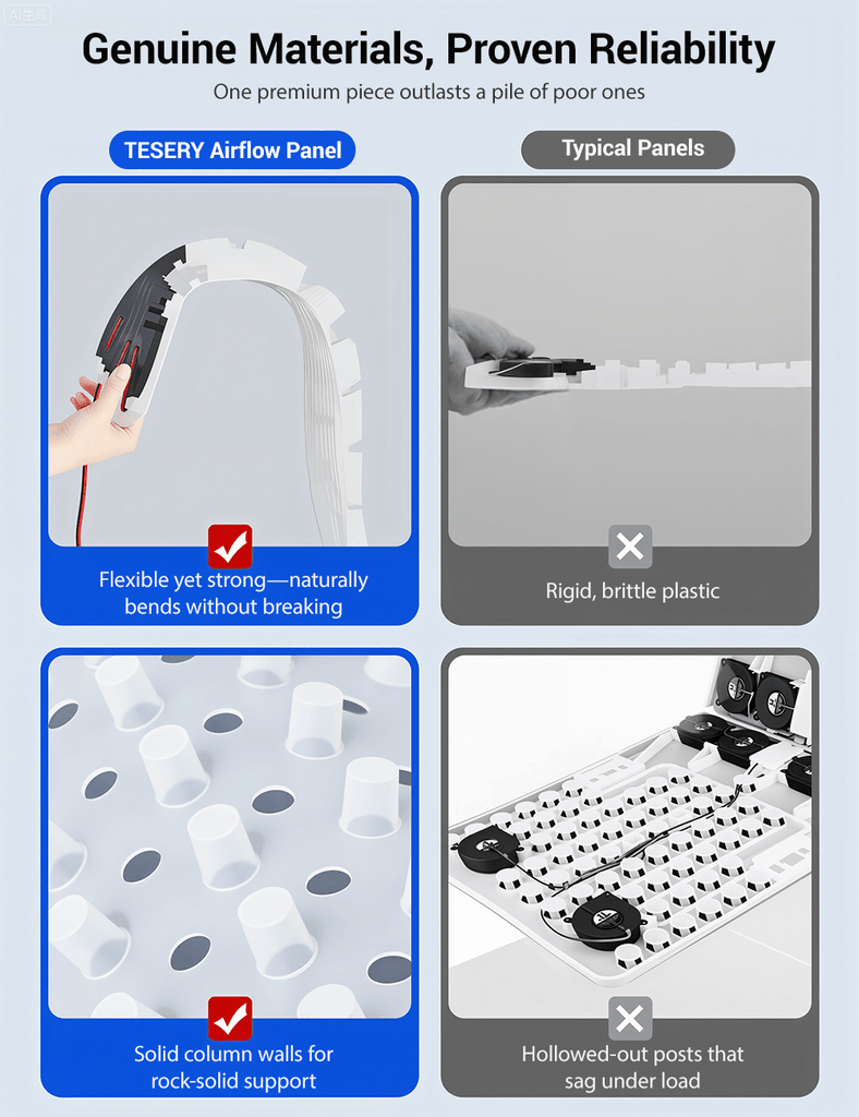 TESERY Seat Ventilation Seat Covers for Model 3 Highland & Model Y Juniper