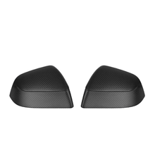 Load image into Gallery viewer, Carbon Fiber Mirror Covers for Model 3 / Y | Juniper Style | 3 Finishes | 3M Adhesive