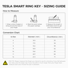 Load image into Gallery viewer, TESERY Smart Ring Key for Tesla Model 3 / Y / S / X / Cybertruck