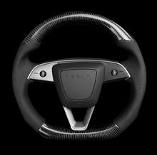Load image into Gallery viewer, TESERY Sport Carbon Fiber Steering Wheel Replacement for Model 3 Highland &amp; Model Y Juniper