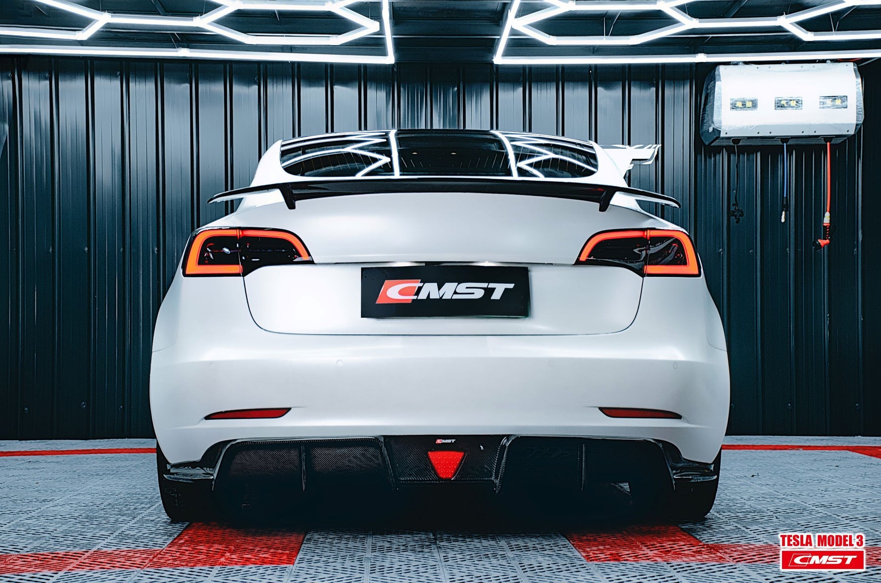 TESERY Tesla Model 3 Carbon Fiber Rear Spoiler Ver.3